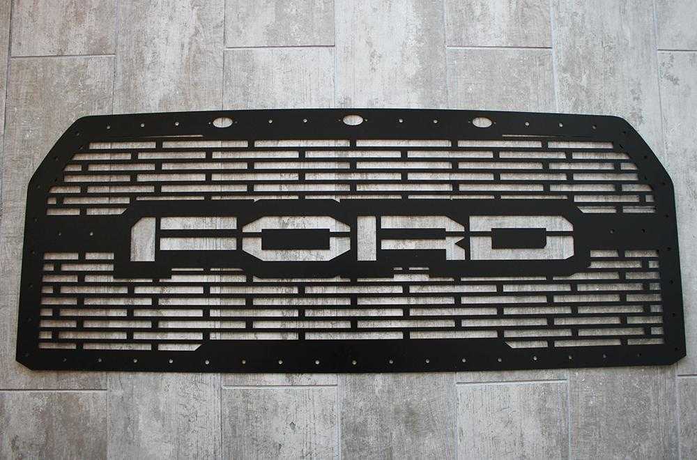 300 Industries, 1 Piece Conversion Grille fits OEM Raptor Lights for Ford F150 2015-2017 - FORD