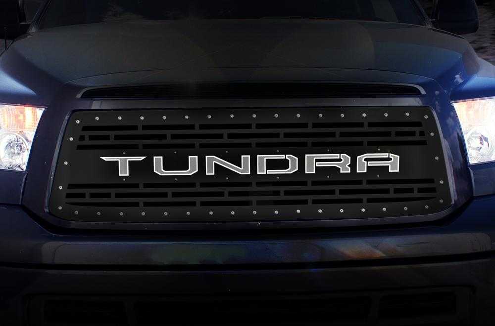 300 Industries, 1 Piece LED X-Lite Steel Grille for Toyota Tundra 2010-2013