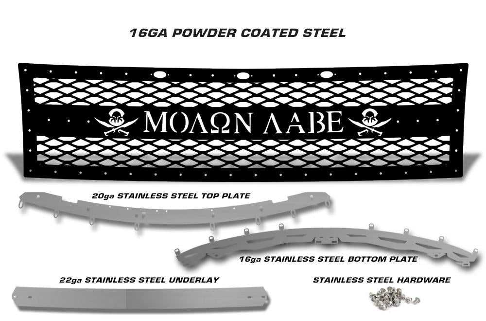 300 Industries, 1 Piece Steel Grille for Ford Raptor SVT 2010-2014 - MOLON LABE