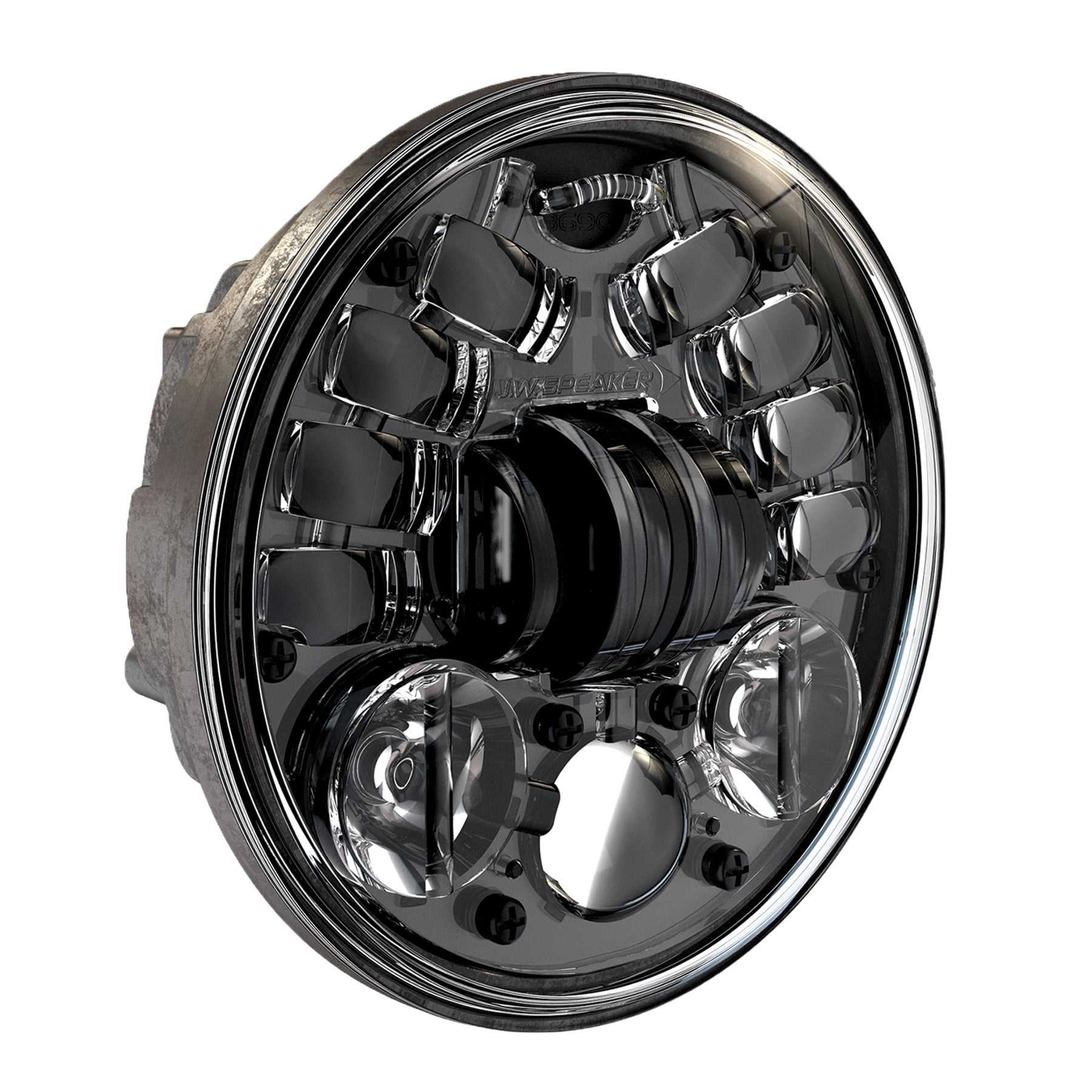 JW SPEAKER, JW SPEAKER 8690A2 ADAPTIVE HEADLIGHT 5.75" BLK BEZEL 555091